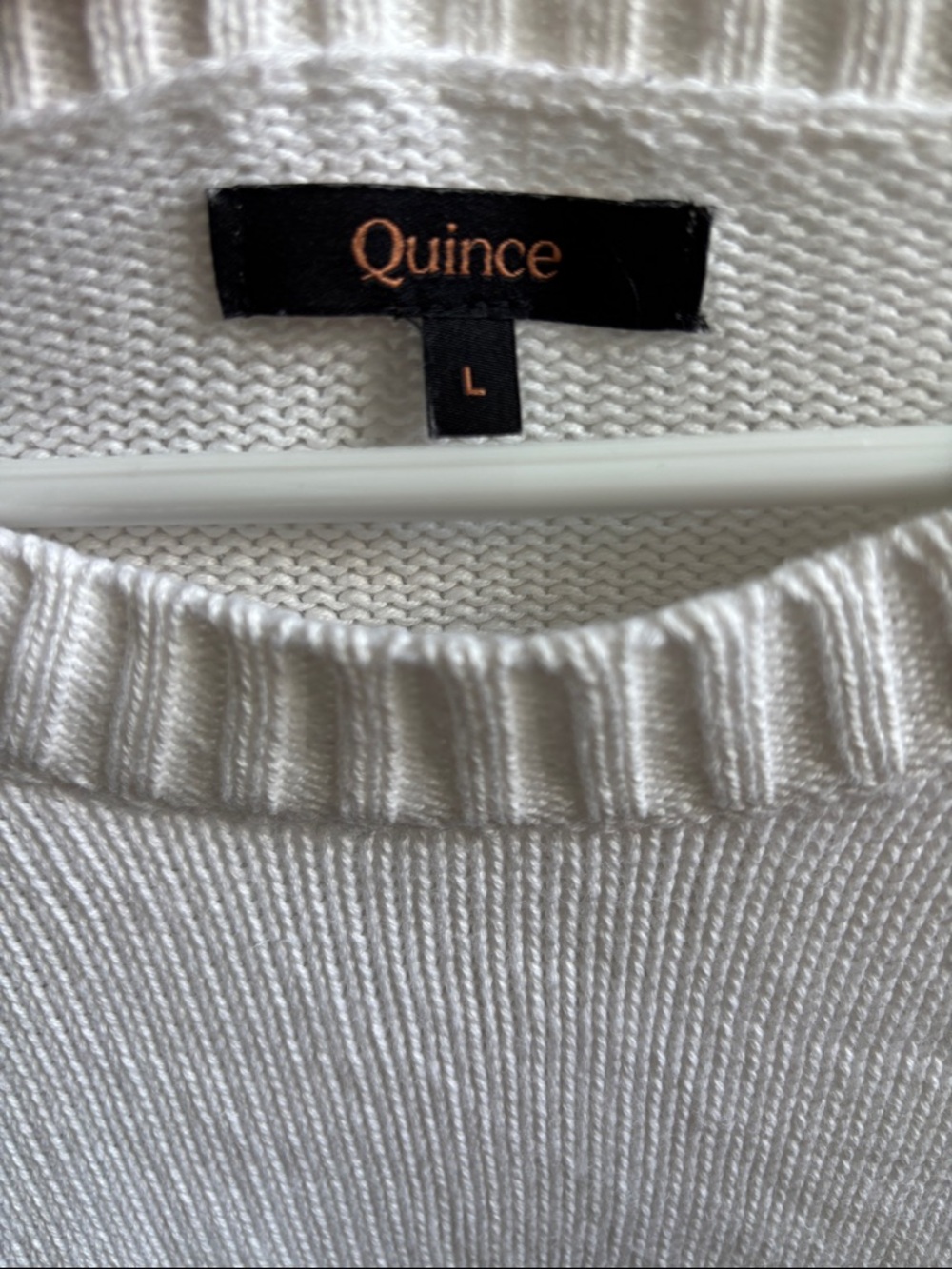 Quince 100% Organic Cotton Boyfriend Crew Sweater - Picture 2 of 3